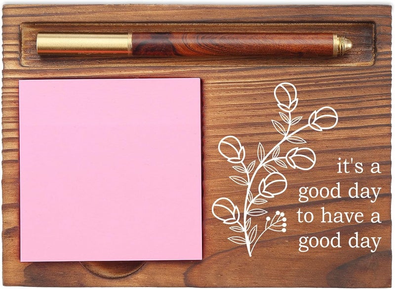 EFFJNSG It’s a Good Day Sticky Note Holder, Positive Desk Organizer for Work, Motivational Office Gift for Coworkers, Friends, Teachers, Self-Stick Note Pad Holders EDP121 - Image 1